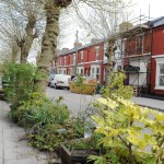 Cairns Street in Toxteth, Liverpool. 
Assemble, a London-based collective of architects, designers and artists aged 30 and under, have been nominated for a Turner Prize for their work improving four streets, including Cairns St, in the Granby Four Streets area. Houses in Toxteth have recently been sold off for £1 by the council.